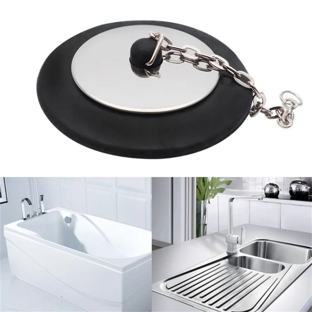 1Pcs Durable Rubber Tub Stoppe - Drain Pipe Clip reseña y precio