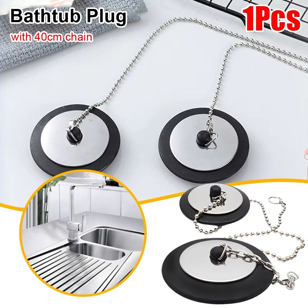 1Pcs Durable Rubber Tub Stoppe - Drain Pipe Clip reseña y precio