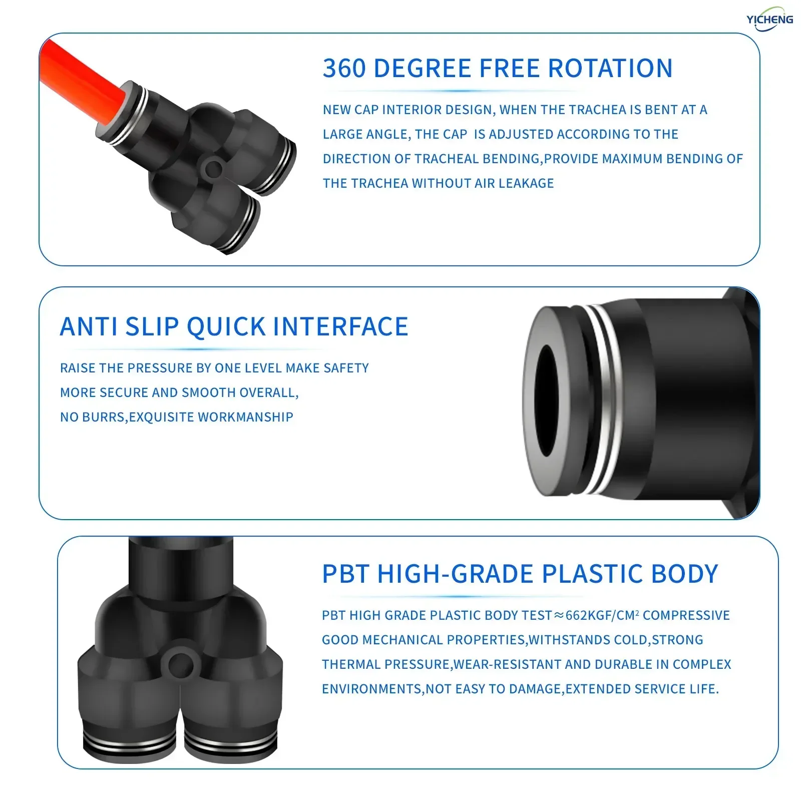 10MM ID Hose Connector Y Split - Push Fit Connector reseña y precio
