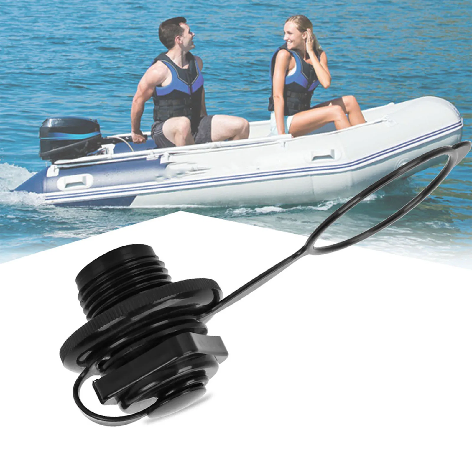 23.9mm Black Plastic Inflatabl - Float Ball Valve reseña y precio