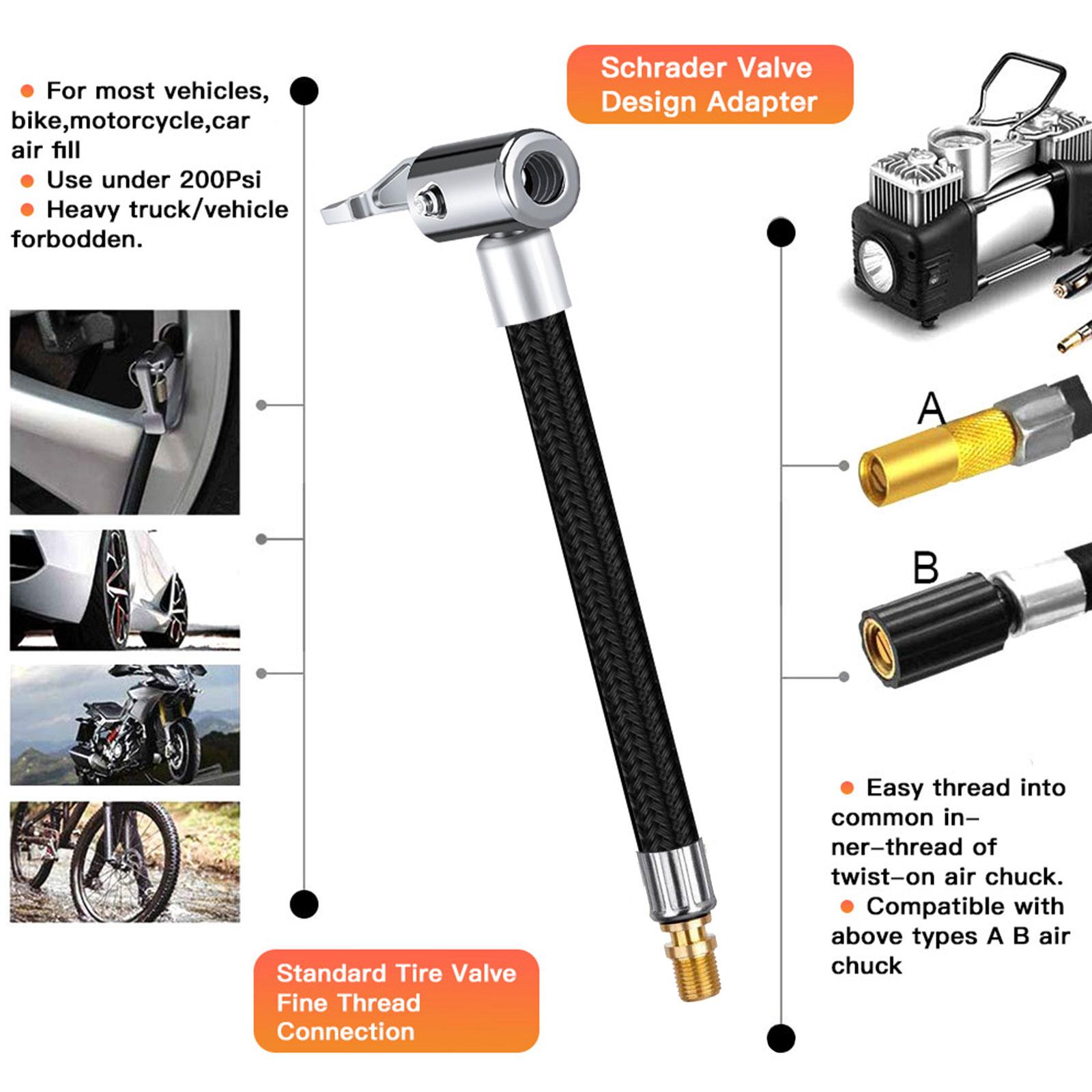 Flexible Steel Tire Valve Conn - Flexible Hose Braided reseña y precio