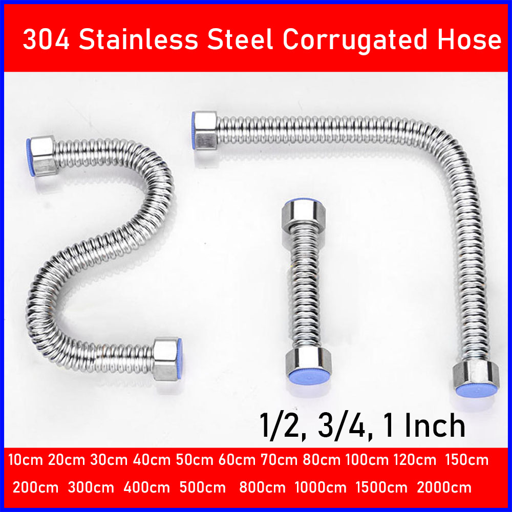 One 304 Stainless Steel Corrug - Flexible Hose Braided reseña y precio