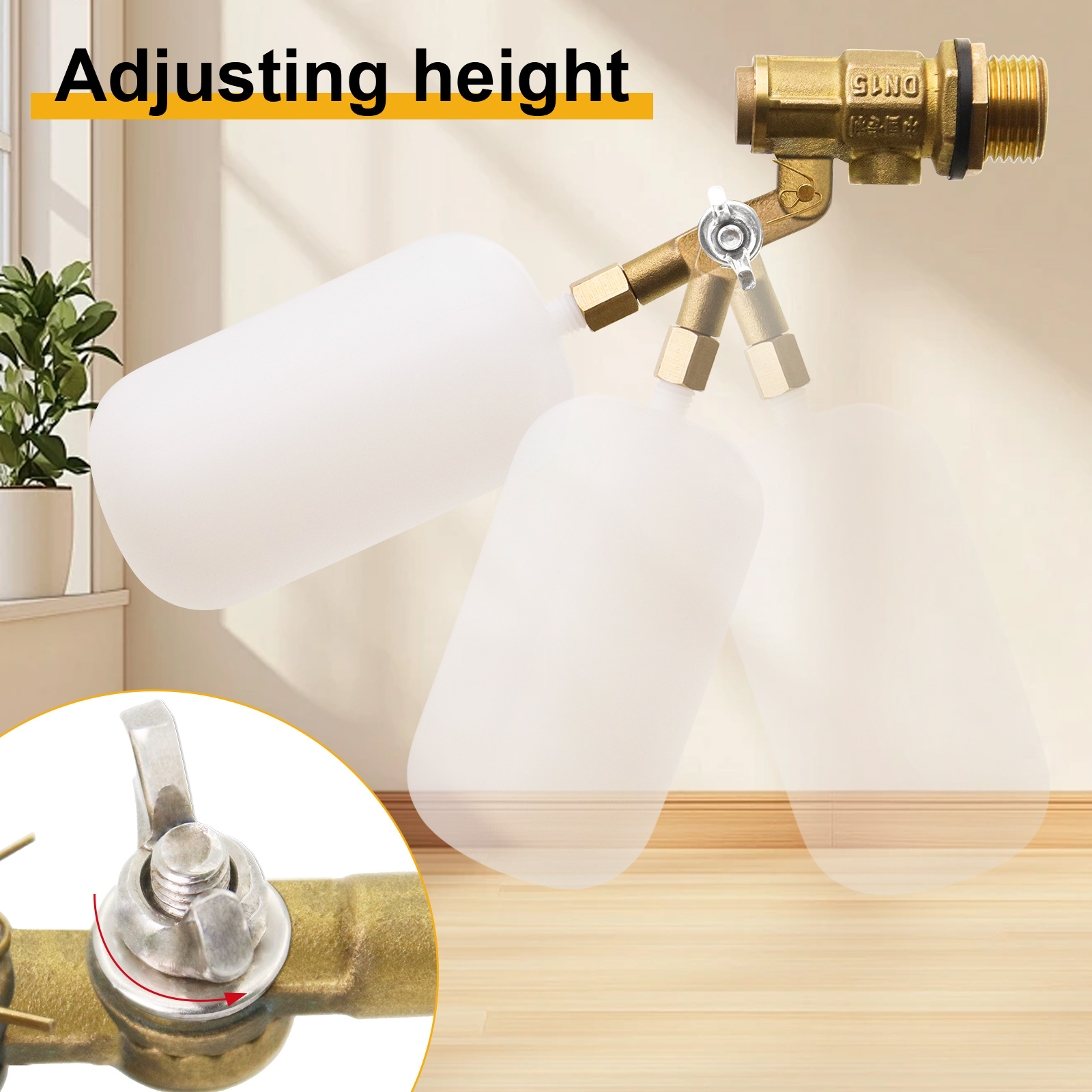 1/2 Inch Copper Calve Float Ba - Float Ball Valve reseña y precio