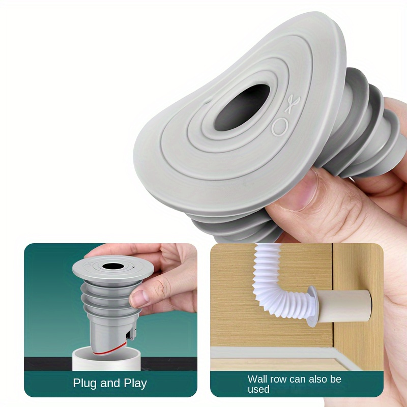 1PC Silicone Floor Drain Seal  - Drain Pipe Clip reseña y precio
