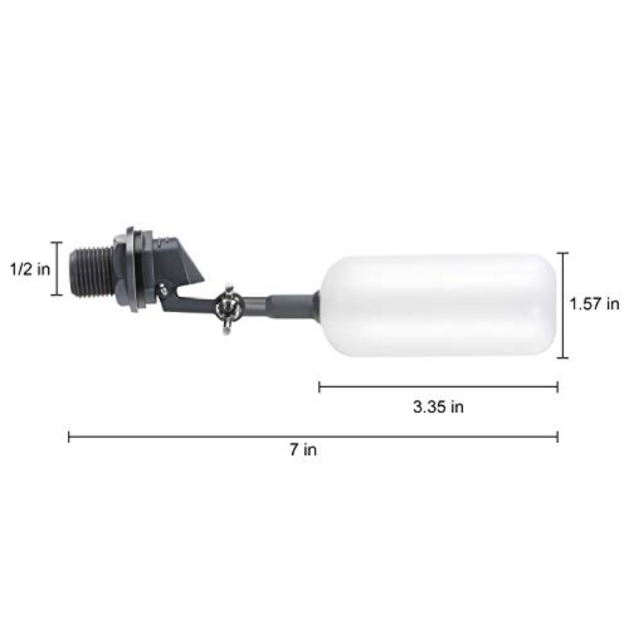 Float Ball Valve, 1/2 Inch Mal - Float Ball Valve reseña y precio