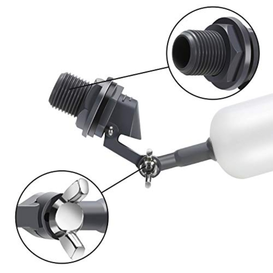 Float Ball Valve, 1/2 Inch Mal - Float Ball Valve reseña y precio