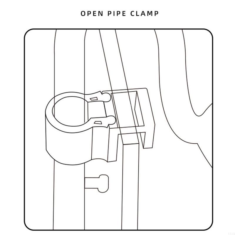 Y51B Airline Tube Holders Clam - Plastic Pipe Clip reseña y precio
