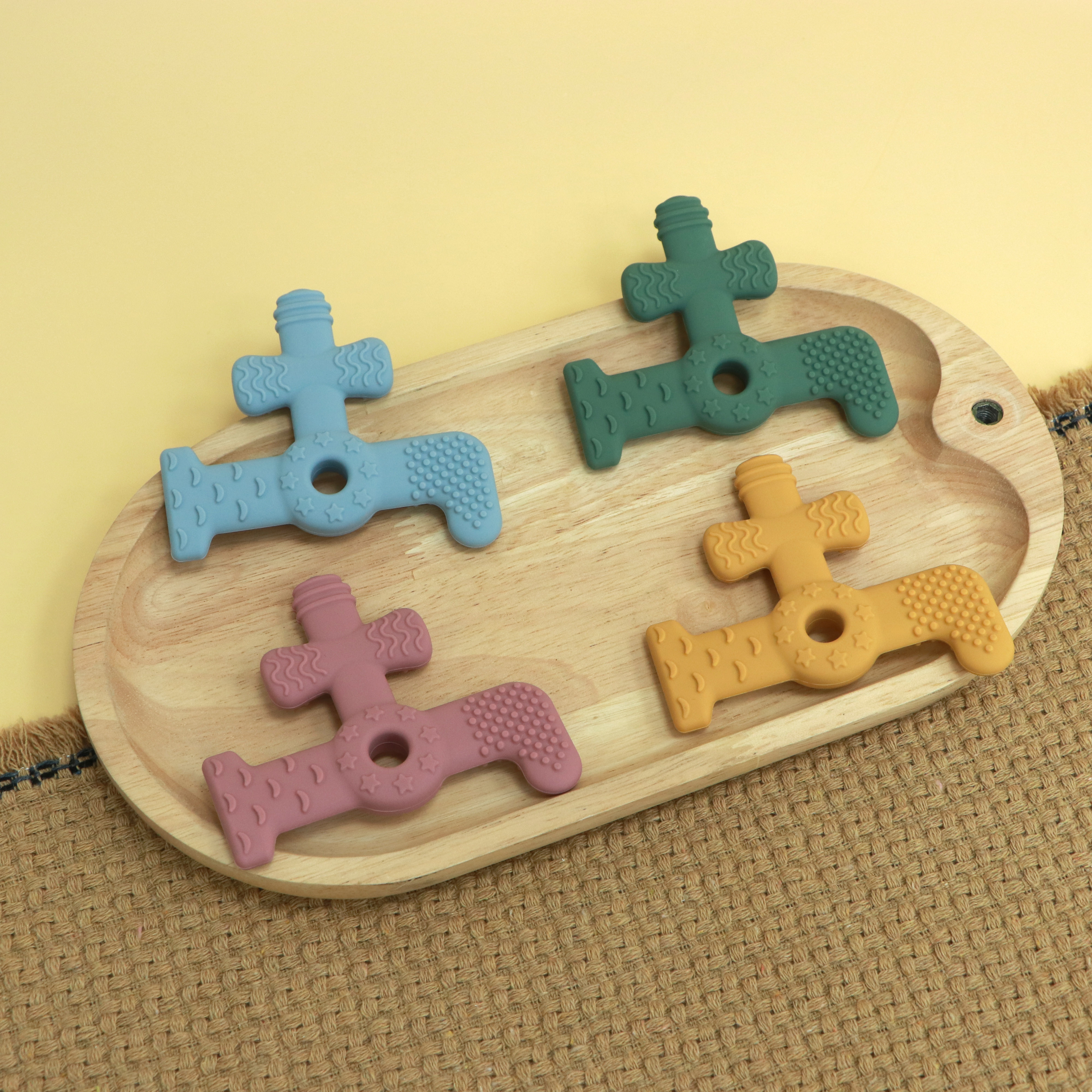 Faucet Shape Silicone Teether  - Silicone Tap Washer reseña y precio