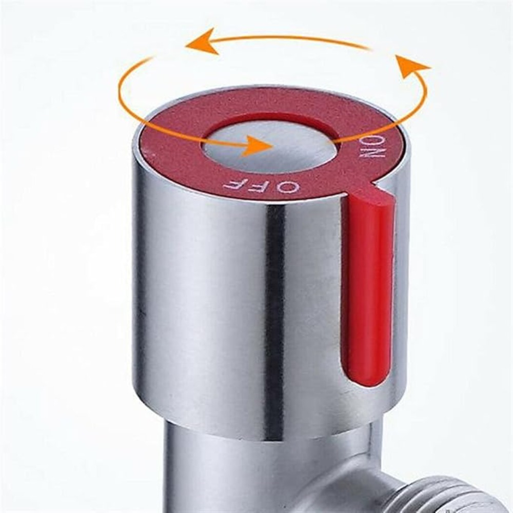 Stainless Steel Hot Cold Inlet - Toilet Fill Valve reseña y precio