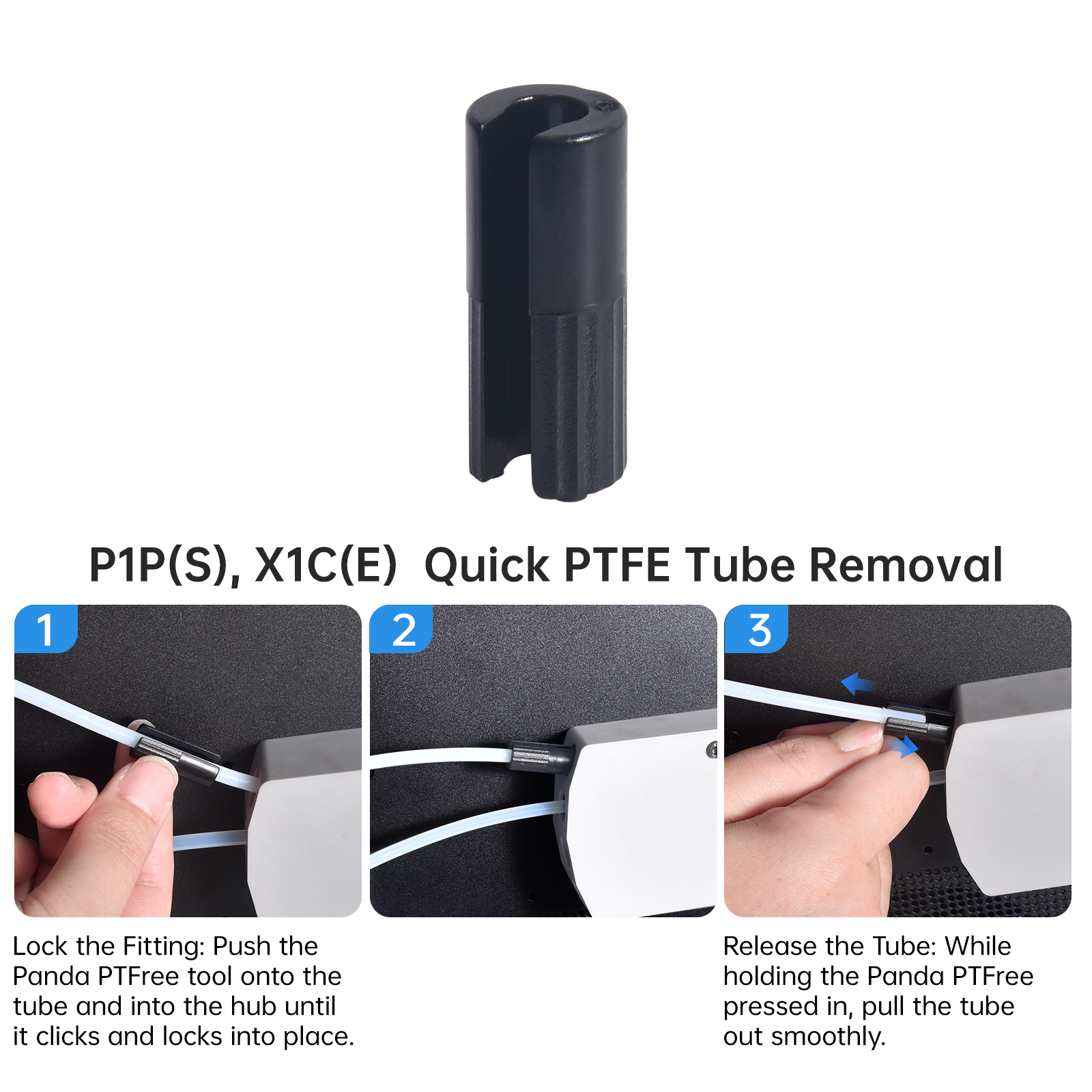 BIQU Panda PTFree Remove PTFE  - Ptfe Tape Thread reseña y precio