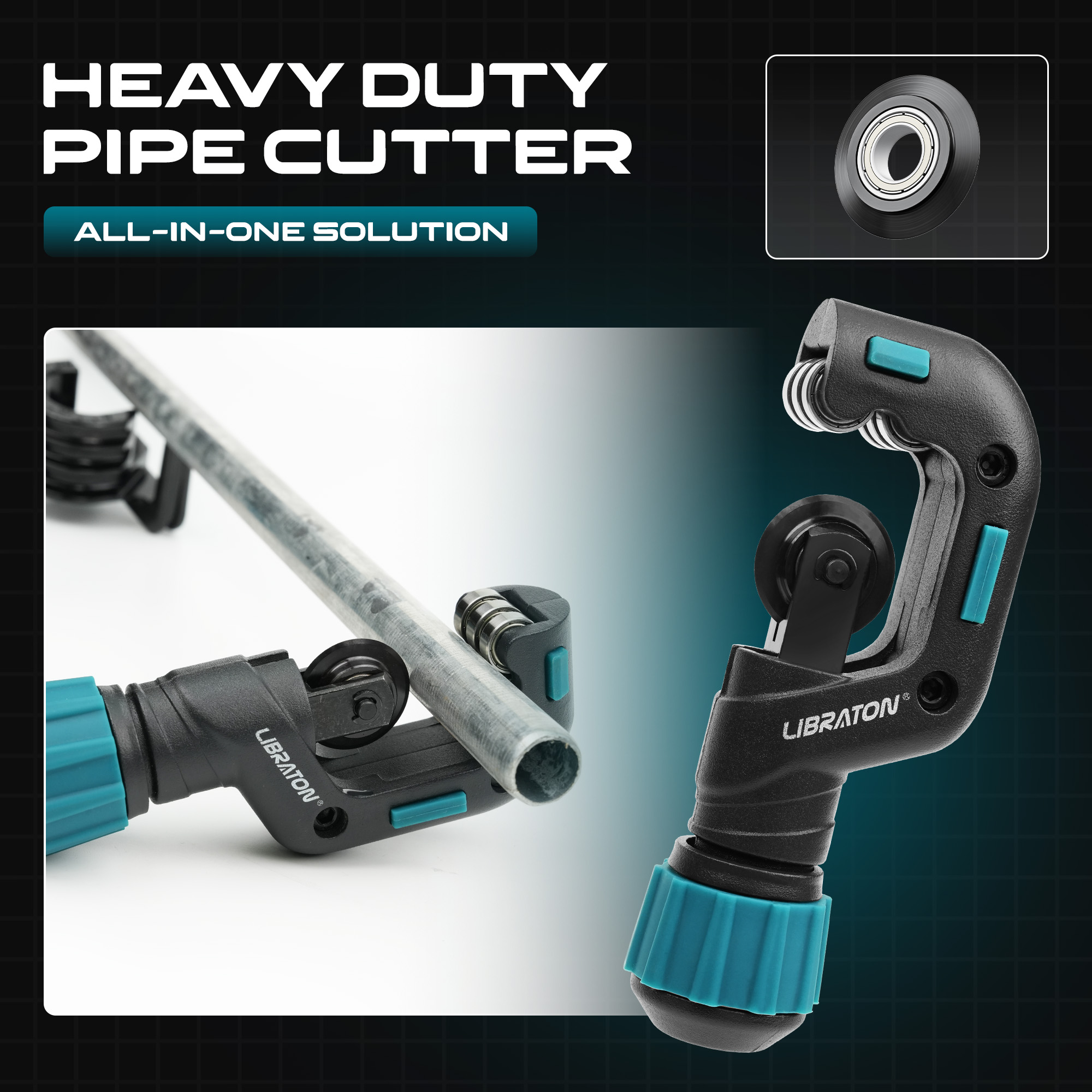 LIBRATON Pipe Cutter With Blad - Pipe Cutter Ratchet reseña y precio