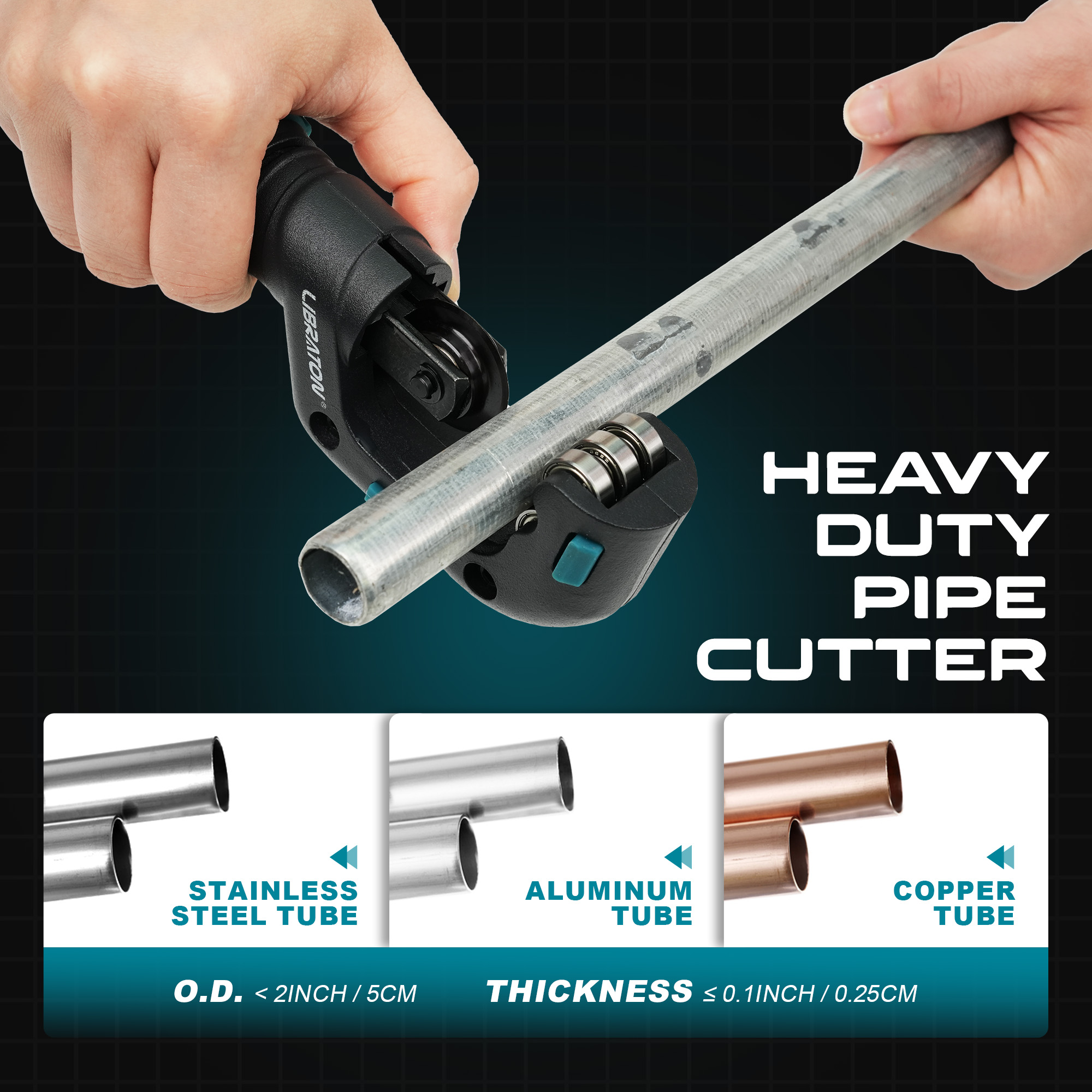 LIBRATON Pipe Cutter With Blad - Pipe Cutter Ratchet reseña y precio