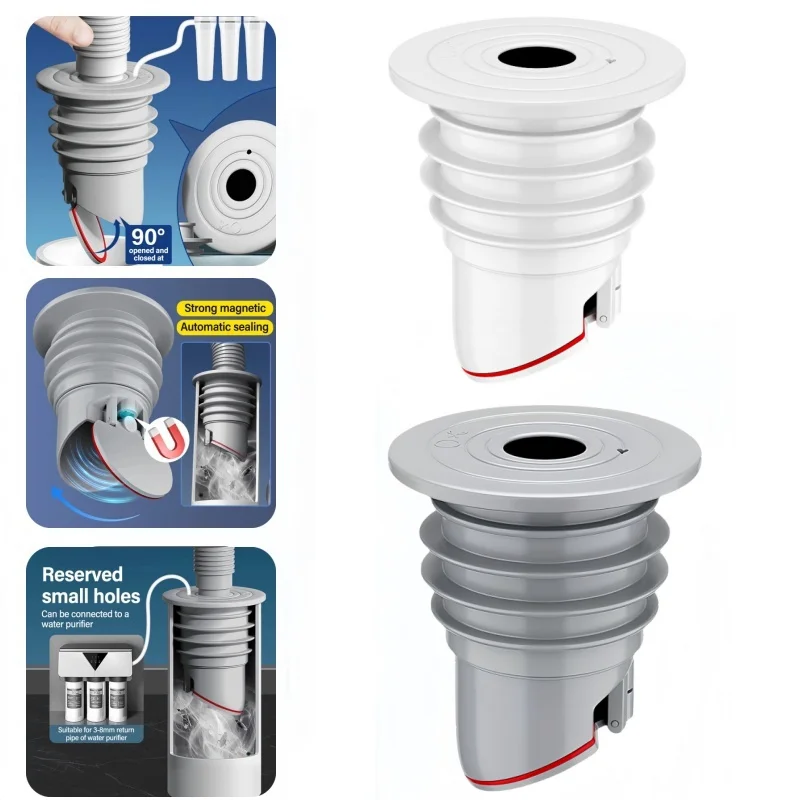 Silicone Sink Stopper Sewer Pi - Drain Pipe Clip reseña y precio