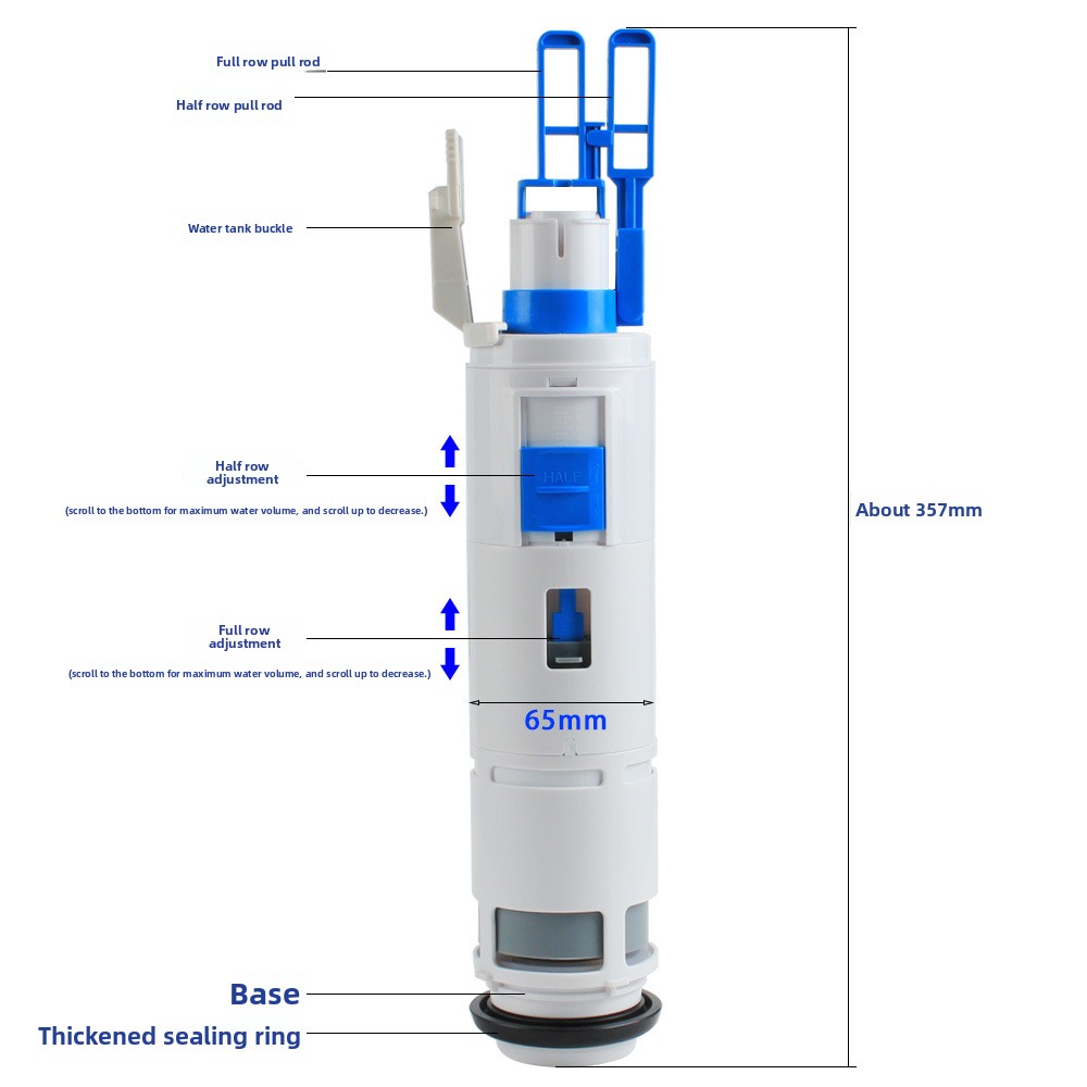 Toilet Fill Valve Flushing Val - Toilet Fill Valve reseña y precio