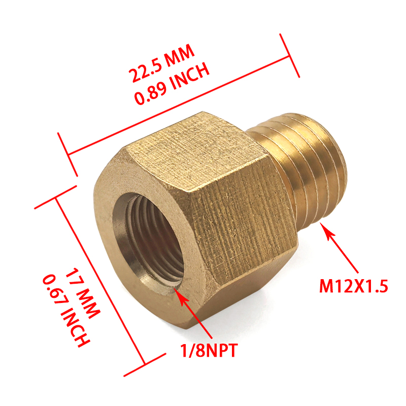 High Pressure Brass Adapter M1 - Compression Fitting Brass reseña y precio