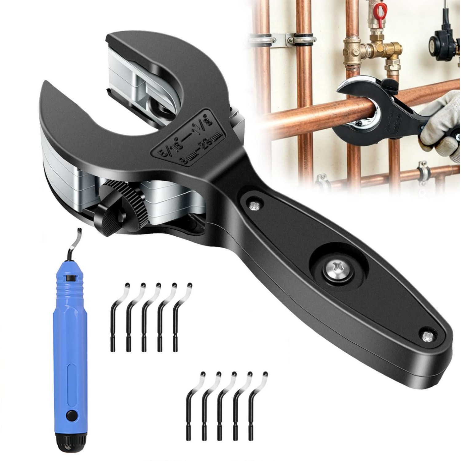 Ratcheting Pipe Cutter Tool fo - Pipe Cutter Ratchet reseña y precio
