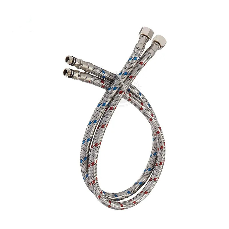 2 Pack 60cm Stainless Steel Ho - Flexible Hose Braided reseña y precio