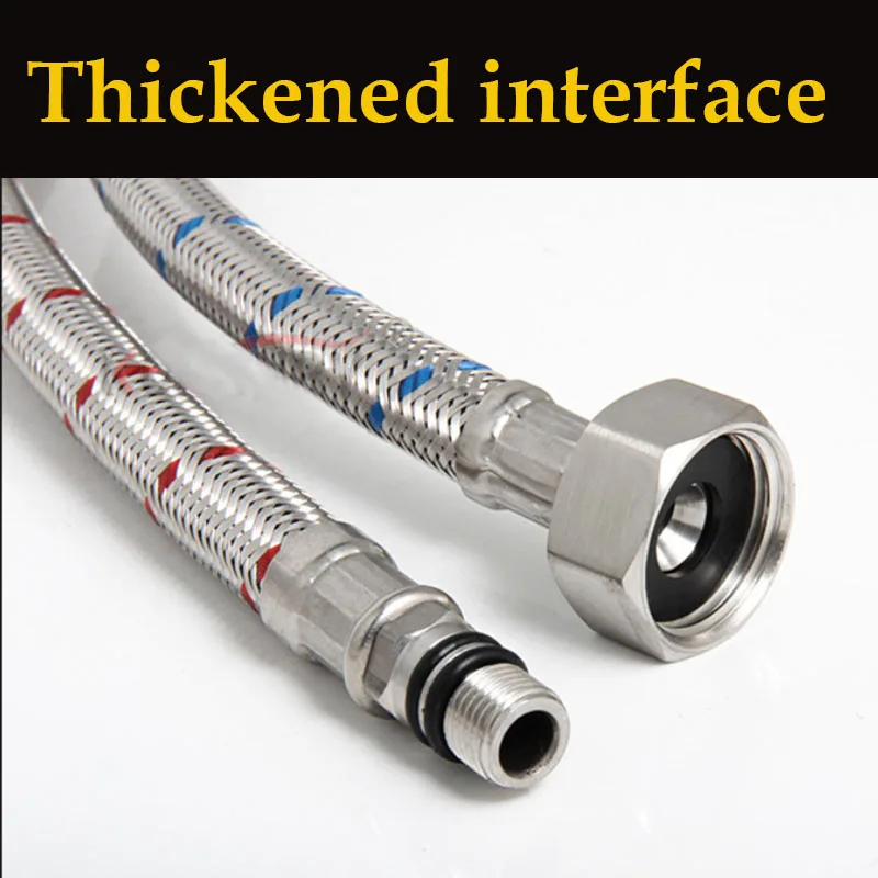 2 Pack 60cm Stainless Steel Ho - Flexible Hose Braided reseña y precio