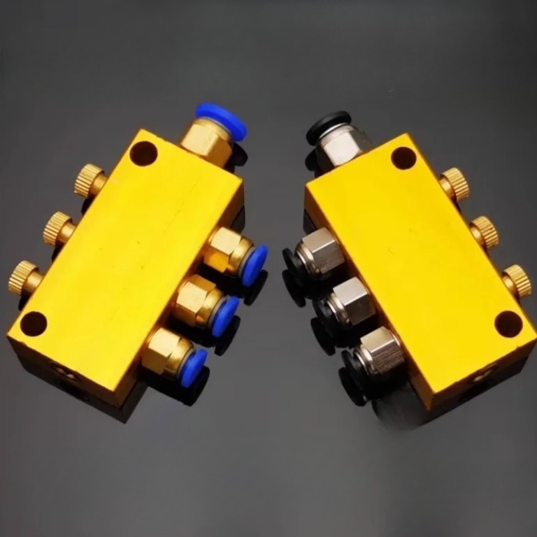 2-12 Ways Aluminium Brass Lube - Compression Fitting Brass reseña y precio