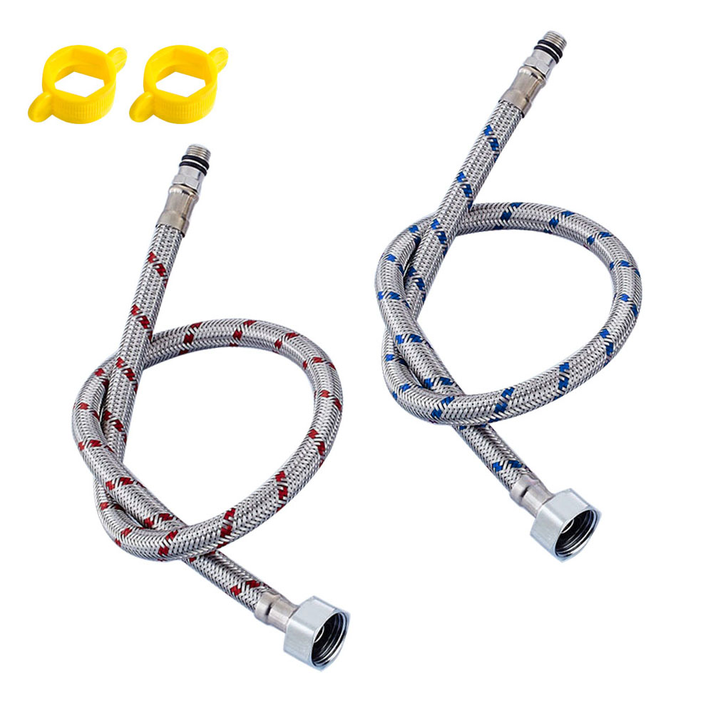 G1/2 G3/8 G9/16 50cm 1 pair St - Flexible Hose Braided reseña y precio