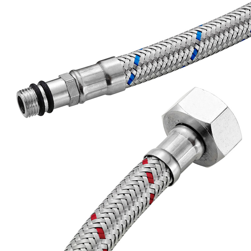 G1/2 G3/8 G9/16 50cm 1 pair St - Flexible Hose Braided reseña y precio