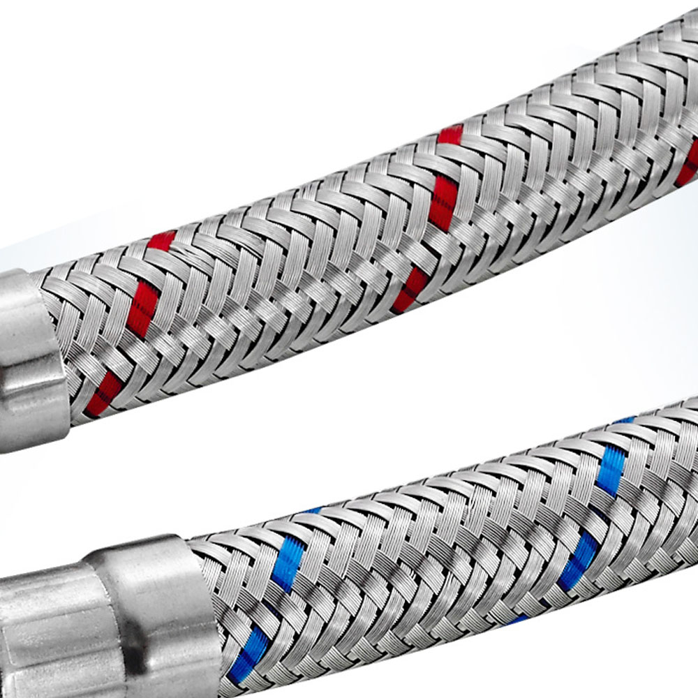 G1/2 G3/8 G9/16 50cm 1 pair St - Flexible Hose Braided reseña y precio