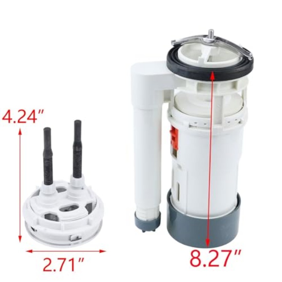 Toilet Fill Valve, Dual Flush  - Toilet Fill Valve reseña y precio