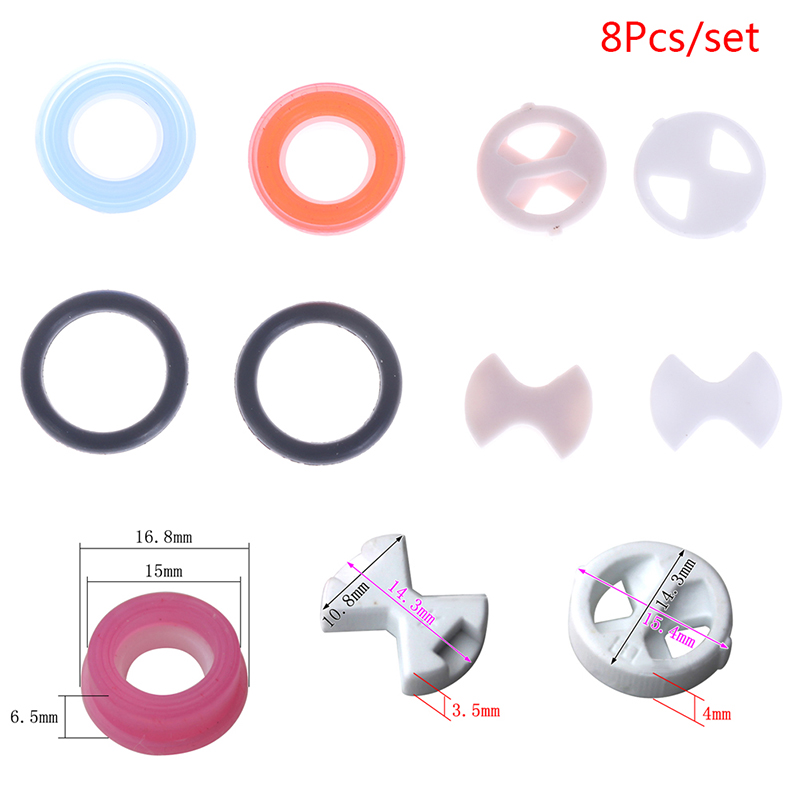 8Pcs Ceramic Disc Washer Set 1 - Silicone Tap Washer reseña y precio