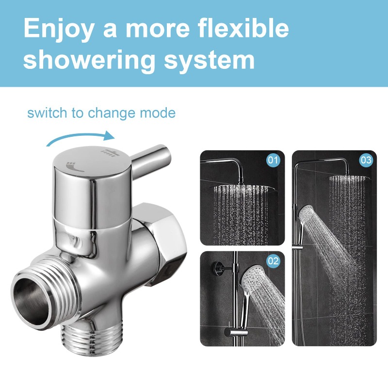Brass Metal 3 Way Shower Head  - Shower Valve Cartridge reseña y precio