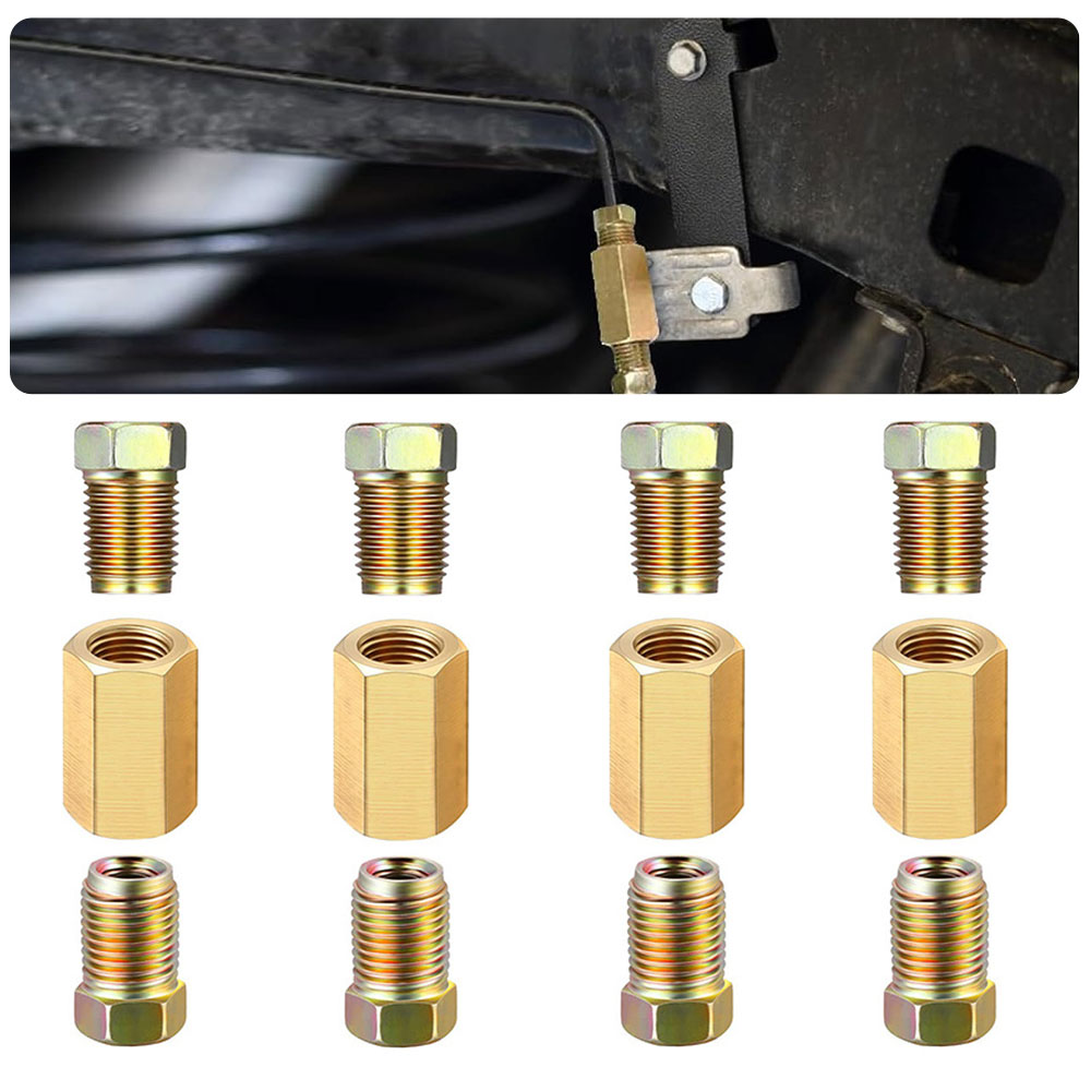 12pcs 3/16 (3/8-24 Inverted) B - Compression Fitting Brass reseña y precio