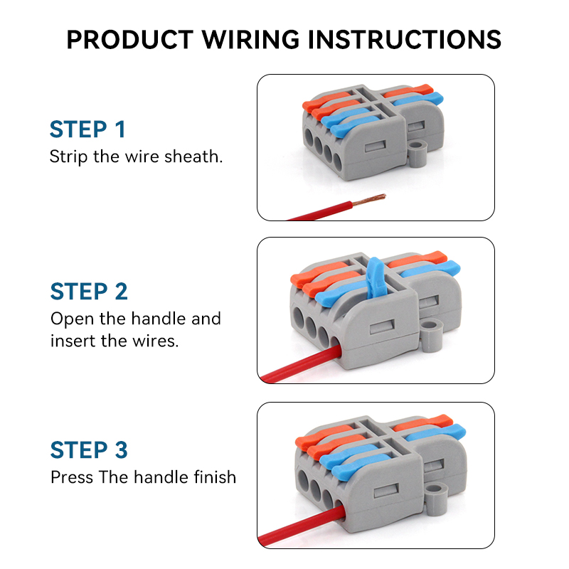 1/5/10 PCS Mini Fast Wiring Ca - Push Fit Connector reseña y precio