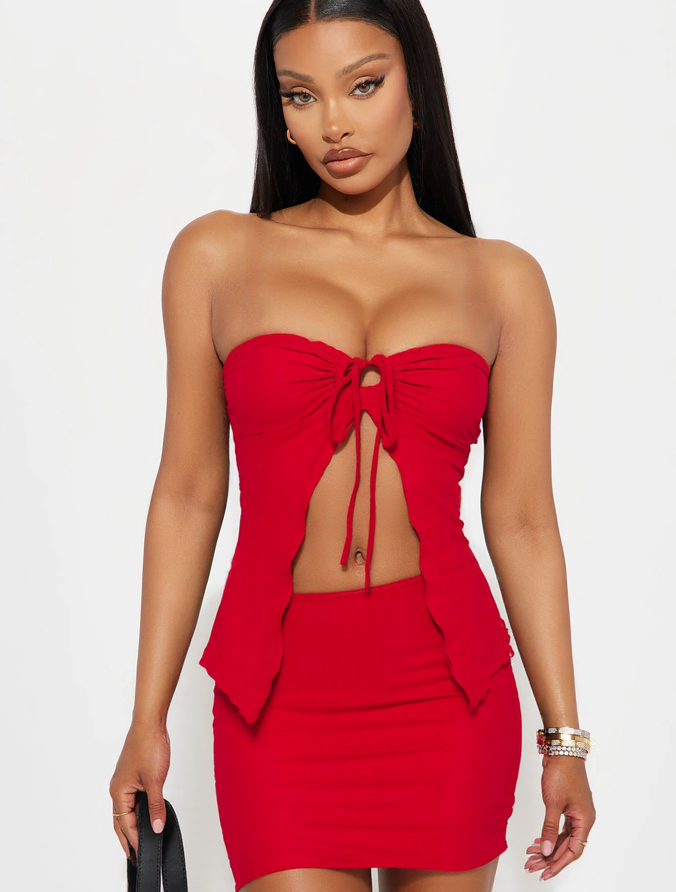 Women's Solid Color Tube Top & - Pipe Bending Spring reseña y precio