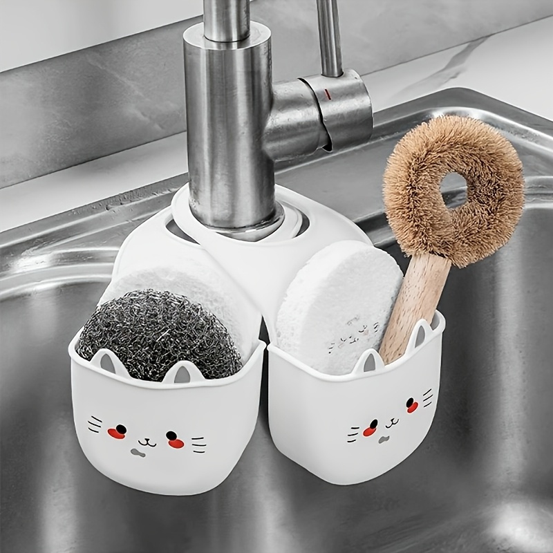 Cartoon Cat Basket Soft Buckle - Silicone Tap Washer reseña y precio