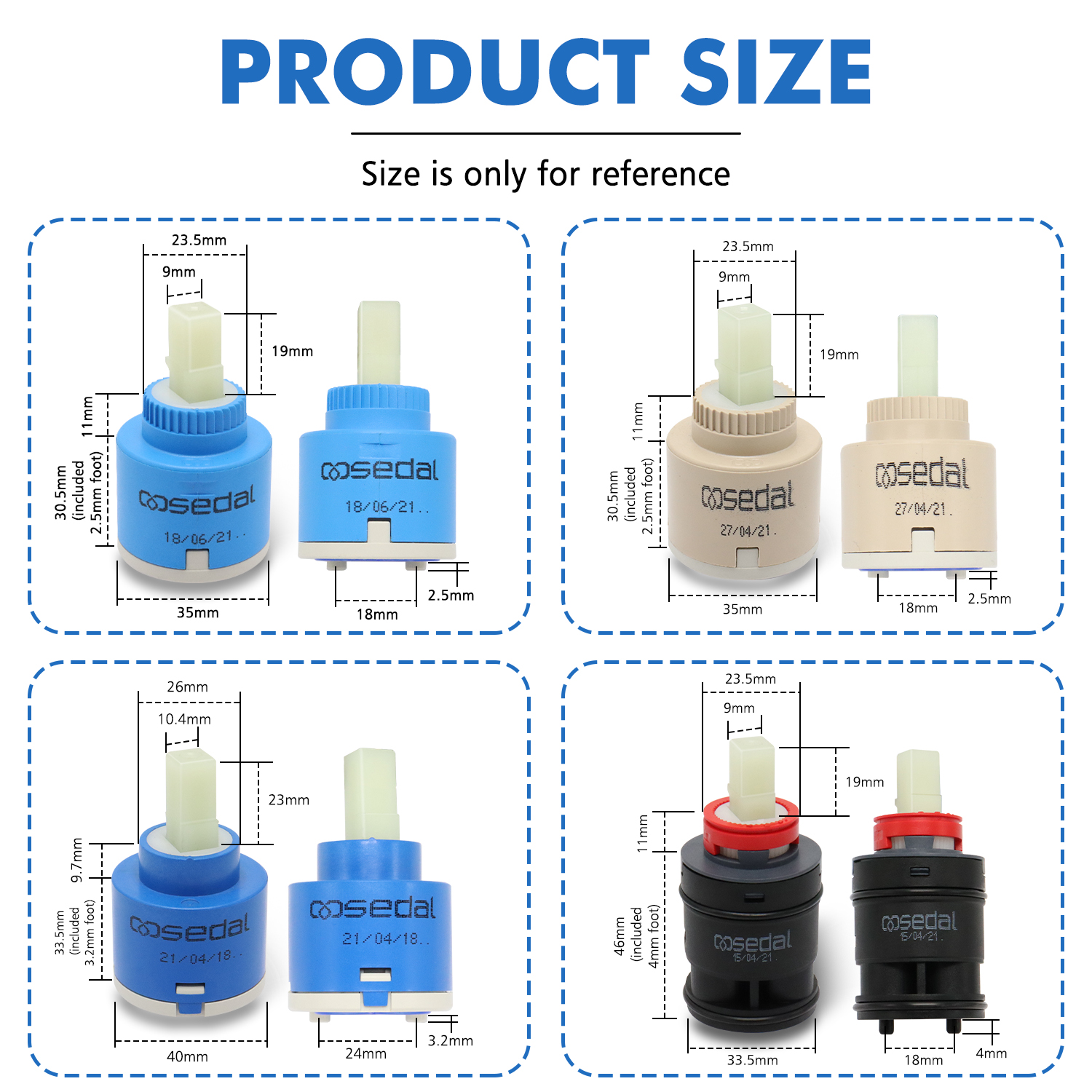 1pc Watersaving Replacement Ce - Basin Mixer Cartridge reseña y precio