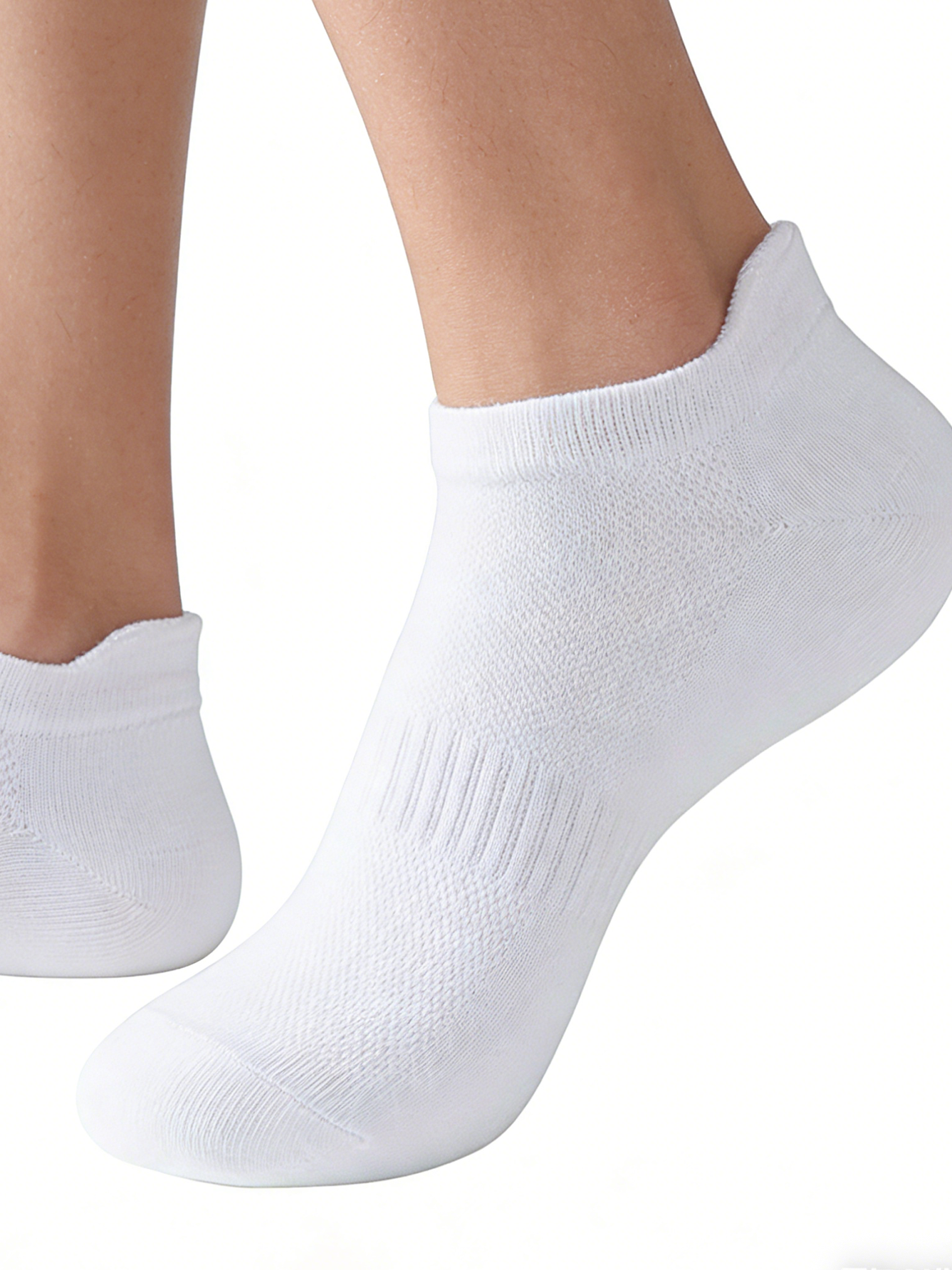 6 Pairs Women Men White Ankle  - Pipe Bending Spring reseña y precio