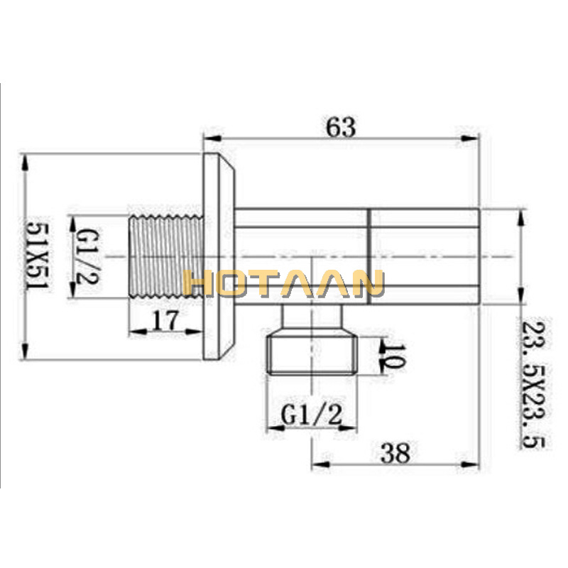 .,Bathroom copper mixing trian - Toilet Fill Valve reseña y precio