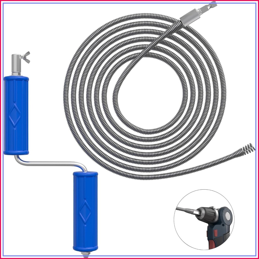 Drain Snake 16.4ft x 6mm Auto  - Drain Snake Flexible reseña y precio