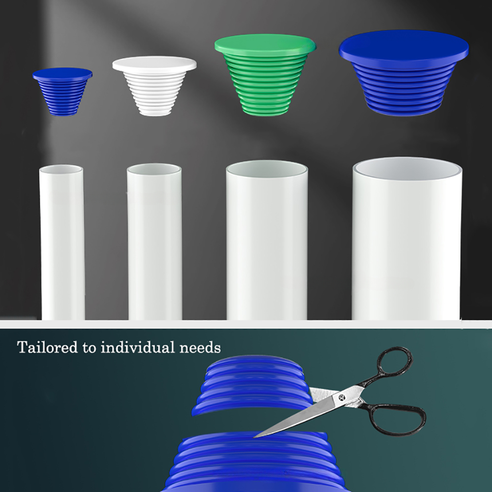 Silicone Sewer Pipe Sealing Ri - Drain Pipe Clip reseña y precio