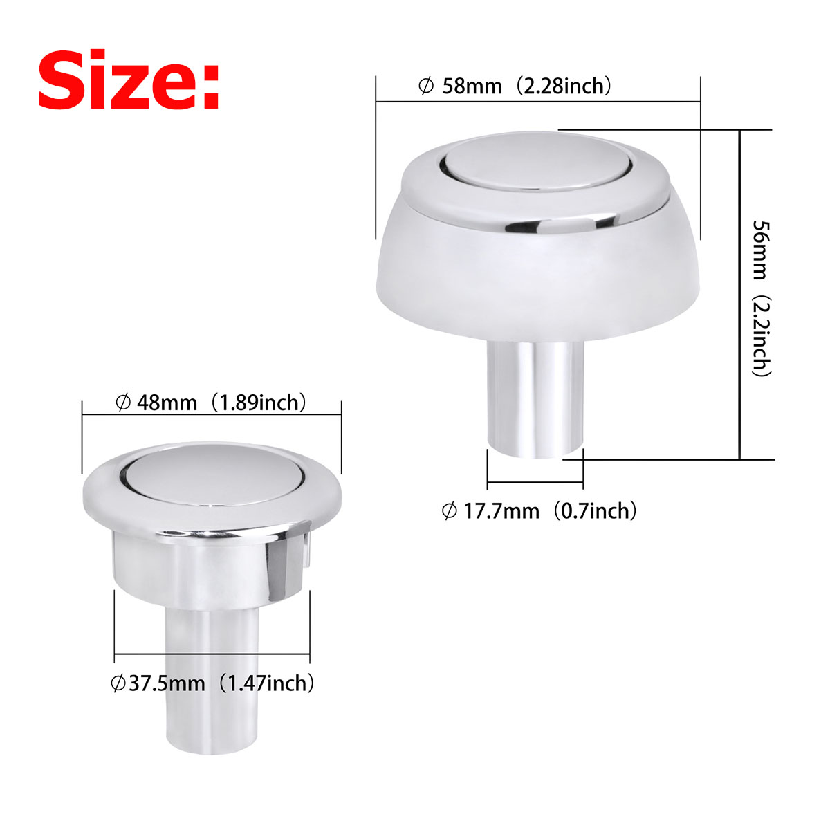 1Pcs/2Pcs 48mm Toilet Single P - Toilet Fill Valve reseña y precio