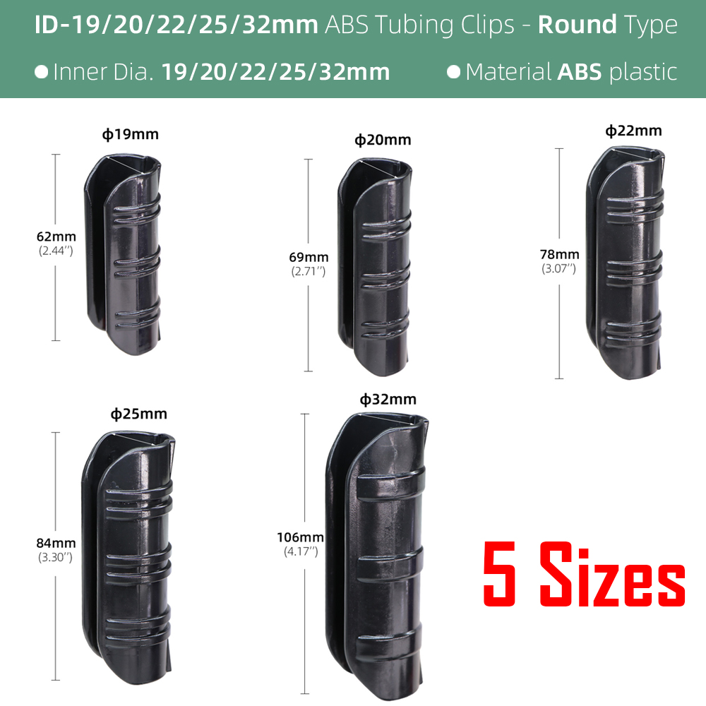 30PCS 19/20/22/25/32MM Garden  - Plastic Pipe Clip reseña y precio