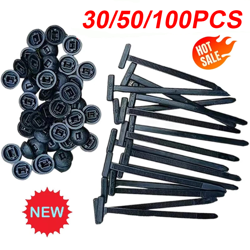 500/100/50Pcs Self-Locked Nylo - Plastic Pipe Clip reseña y precio
