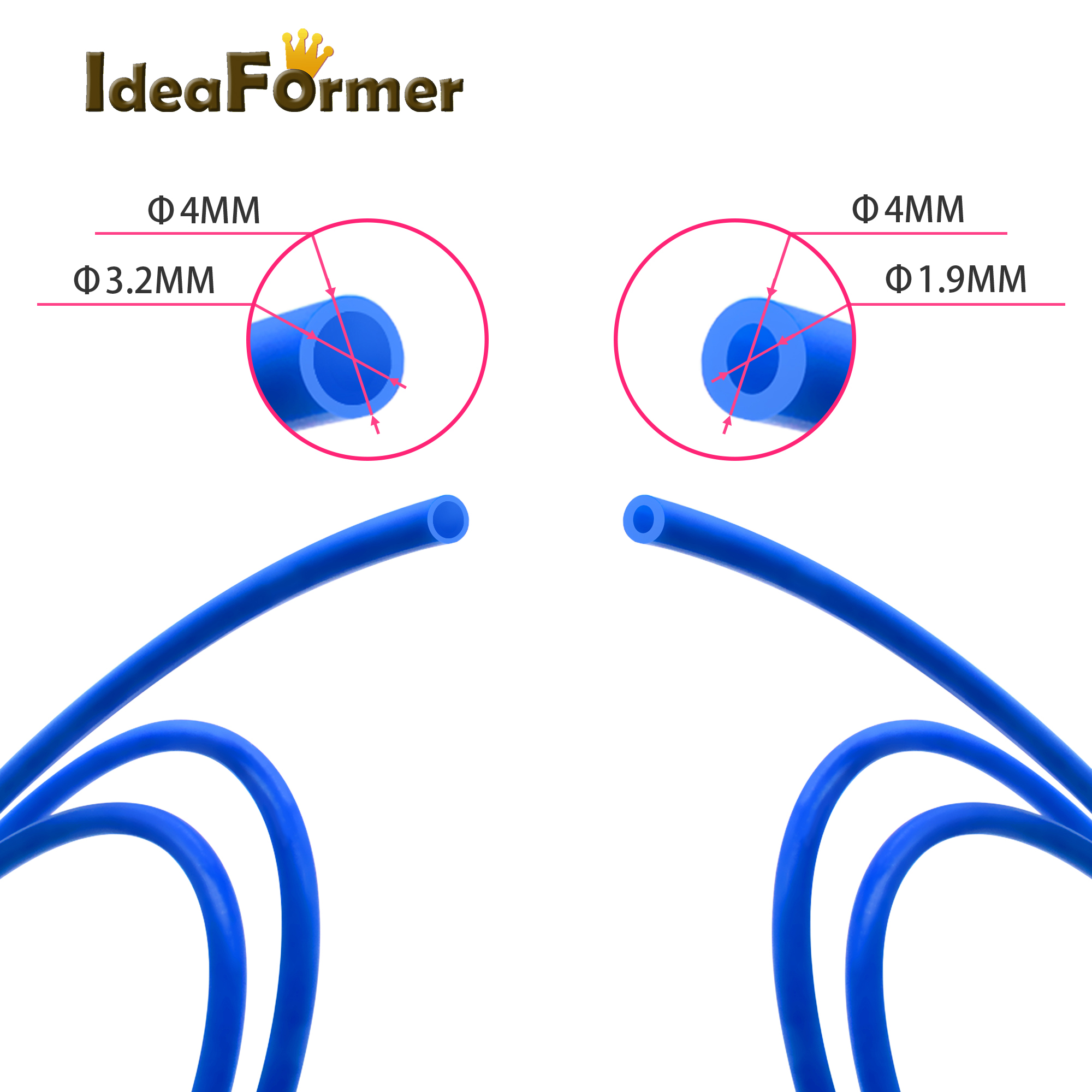 IdeaFormer 1/2/5M PTFE Tube Pi - Ptfe Tape Thread reseña y precio